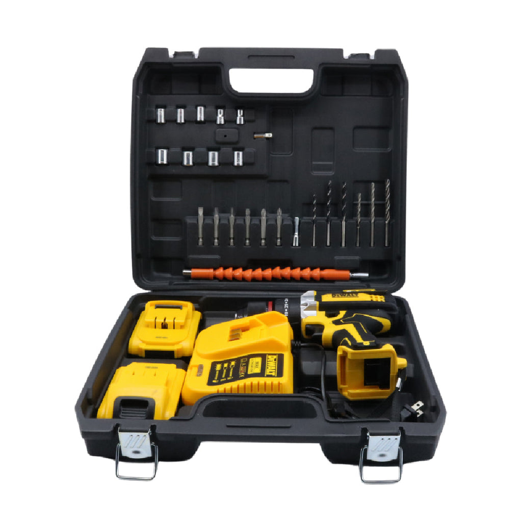 Taladro Percutor Inalámbrico Profesional 68V + Kit Completo