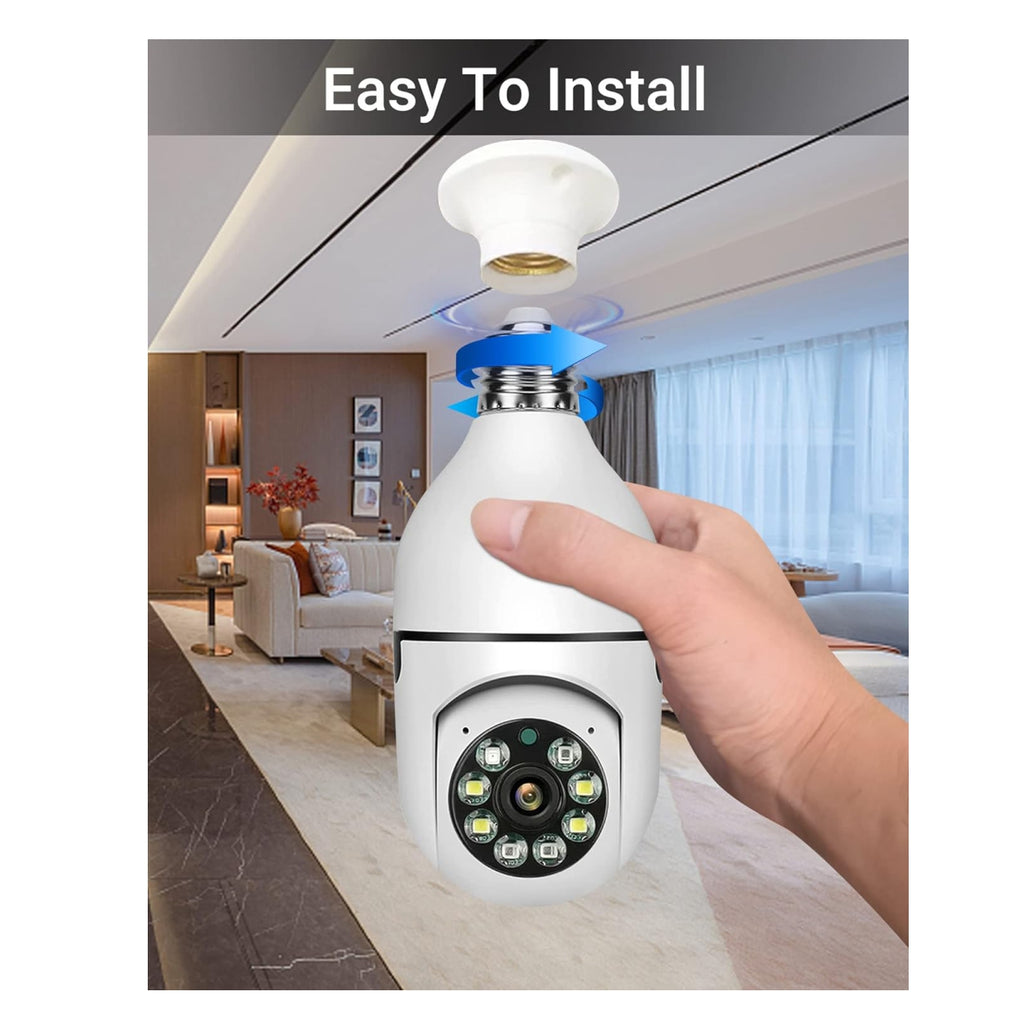 Camara Bombillo De Seguridad 360 Girato