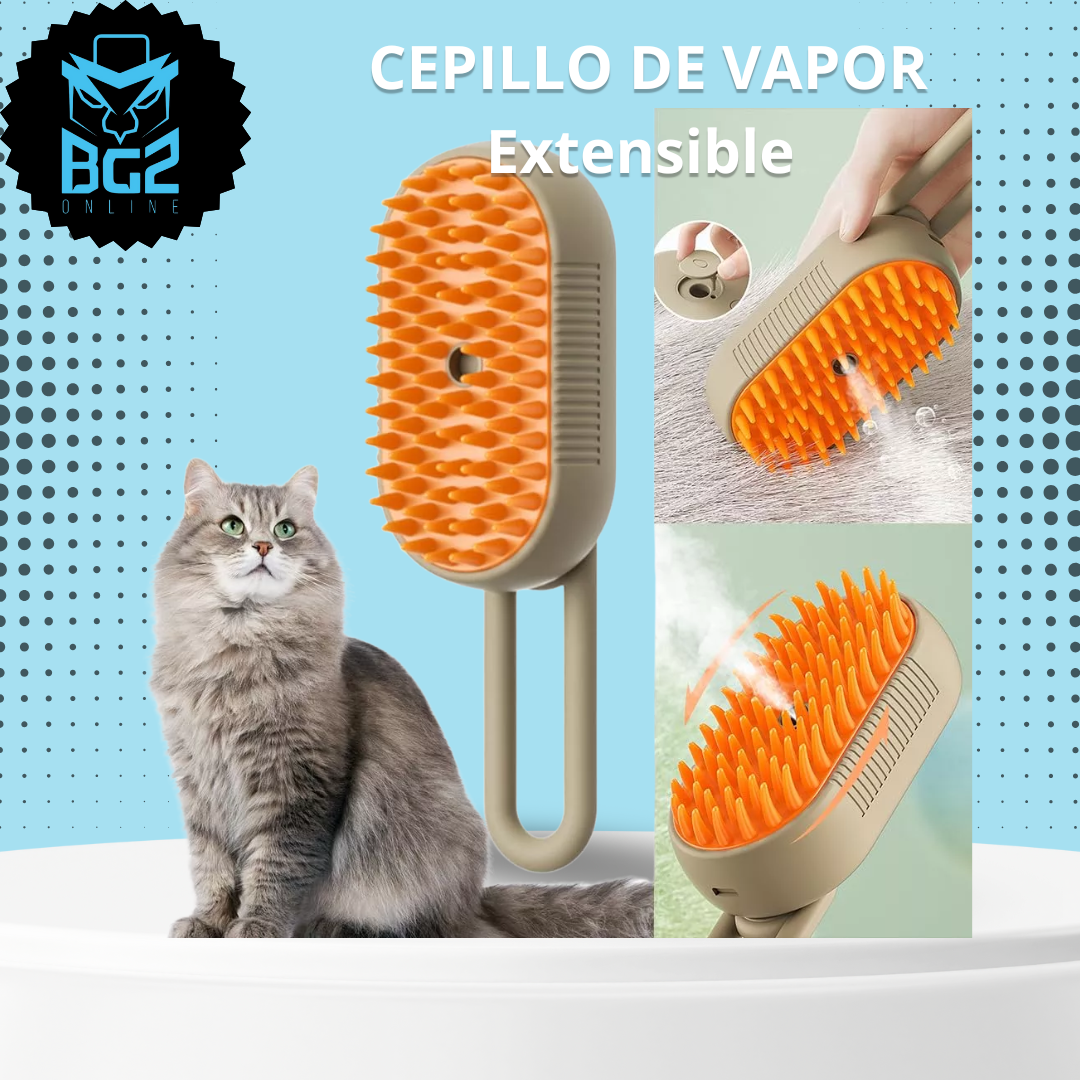CEPILLO VAPORIZADOR MASCOTAS
